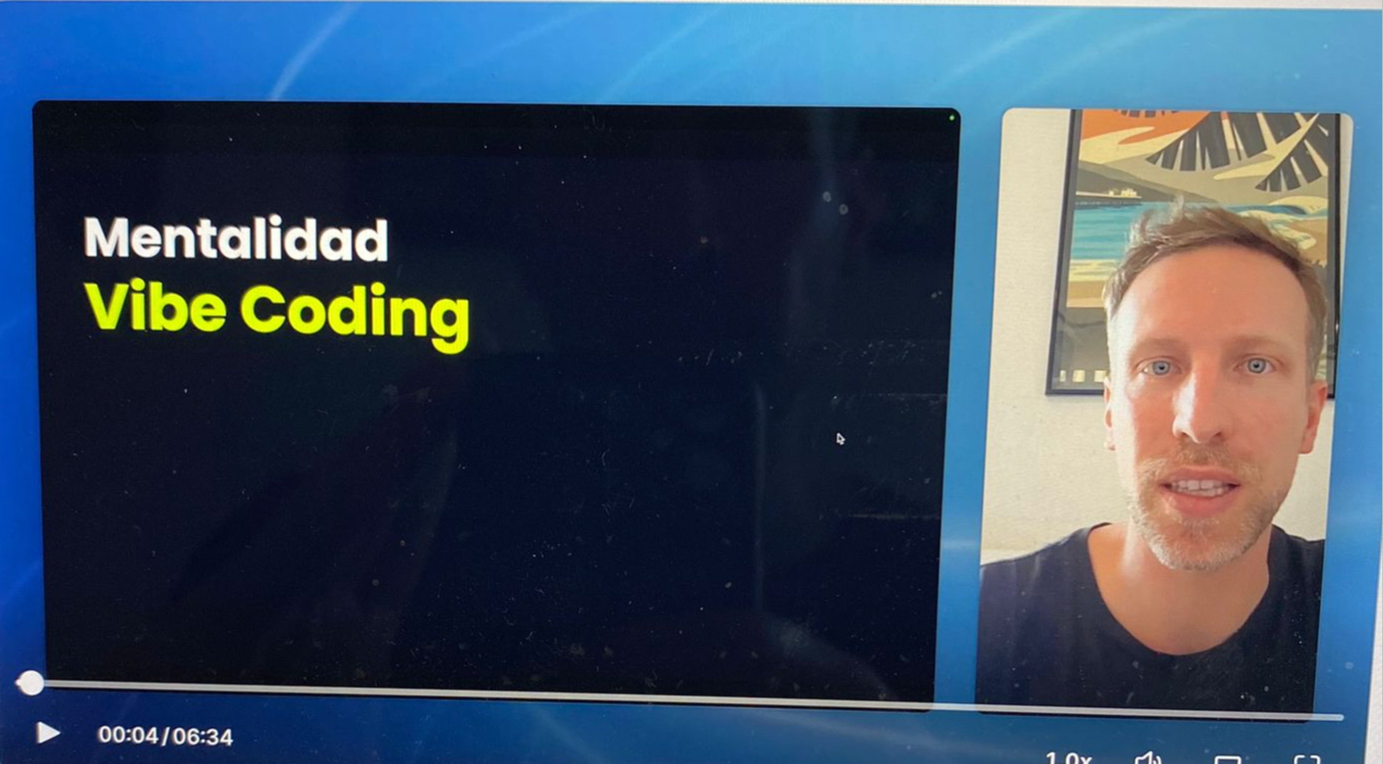 Jon teaching Vibe Coding